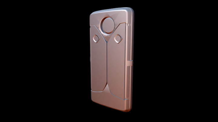 Octodon Moto Mod Concept - Folded View 3D Model
