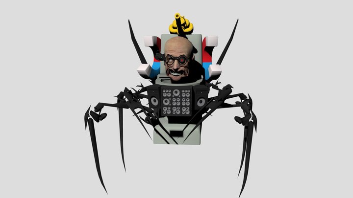 skibidi toilet multiverse scientist 3D Model