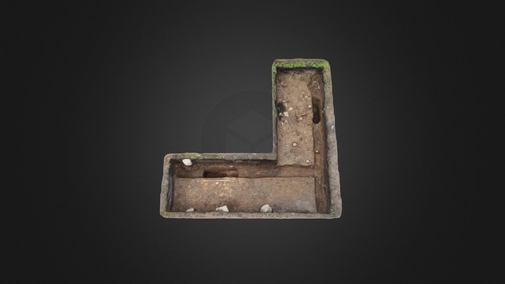 Lochore harbour trench — Sketchfab embed 3D viewer