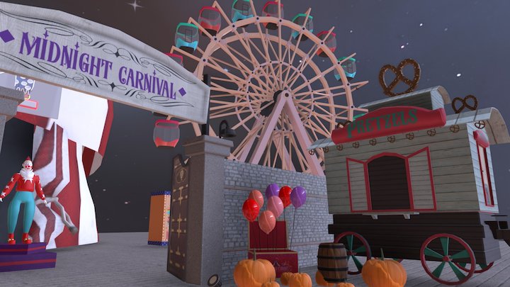 Midnight carnival 3D Model