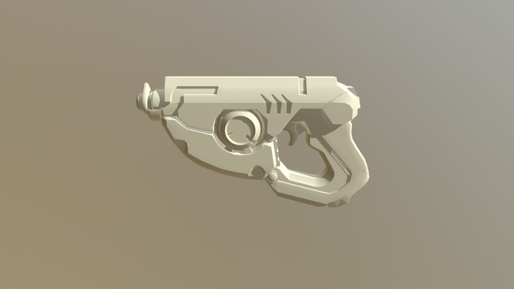 Tracer's Pistol 3D Model