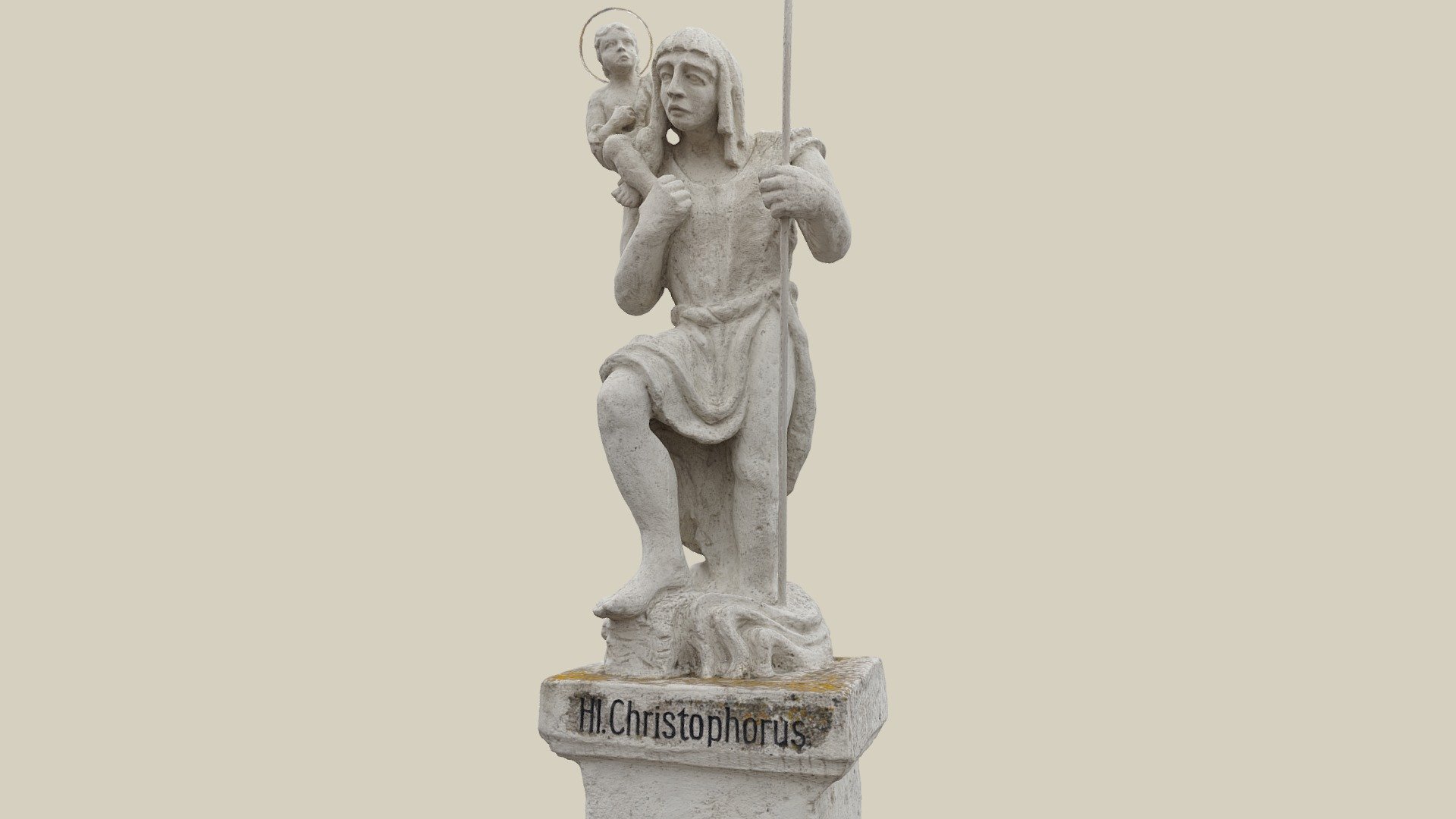 Hl. Christophorus — Sketchfab embed 3D viewer