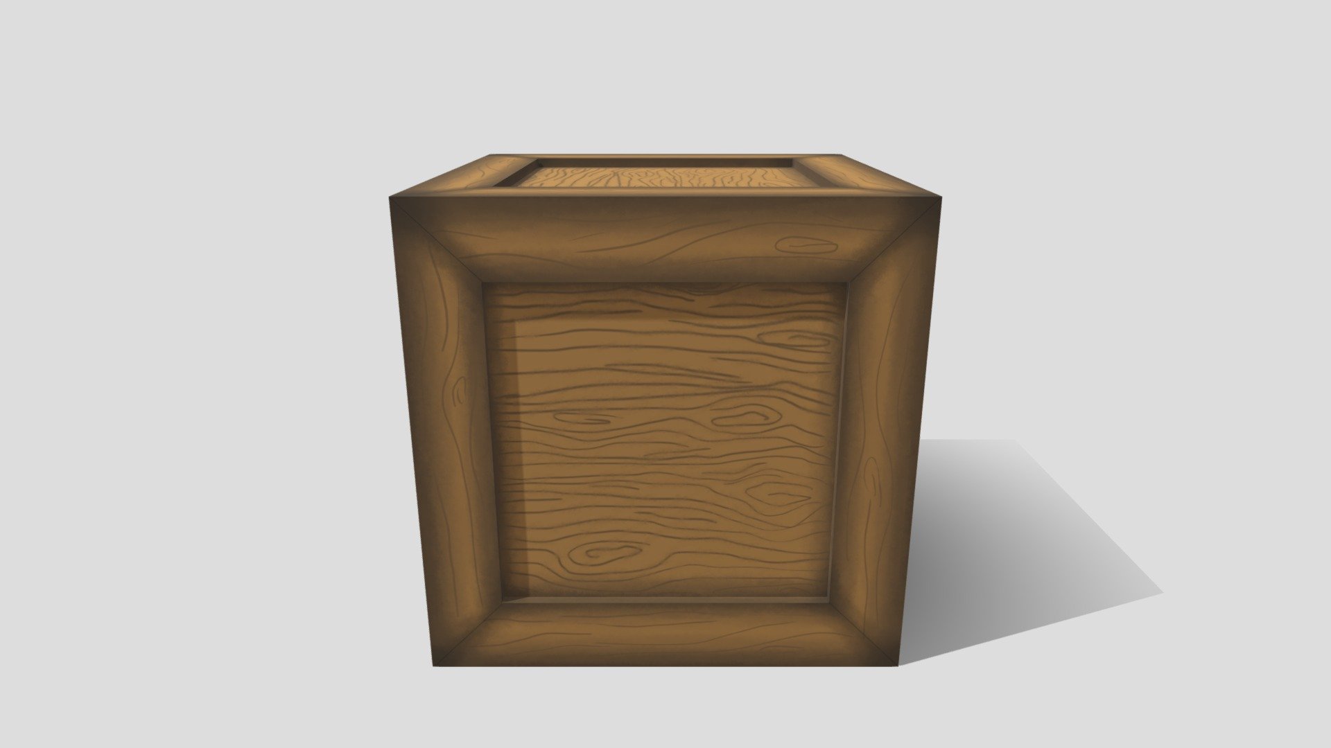 Stylised Crate Model