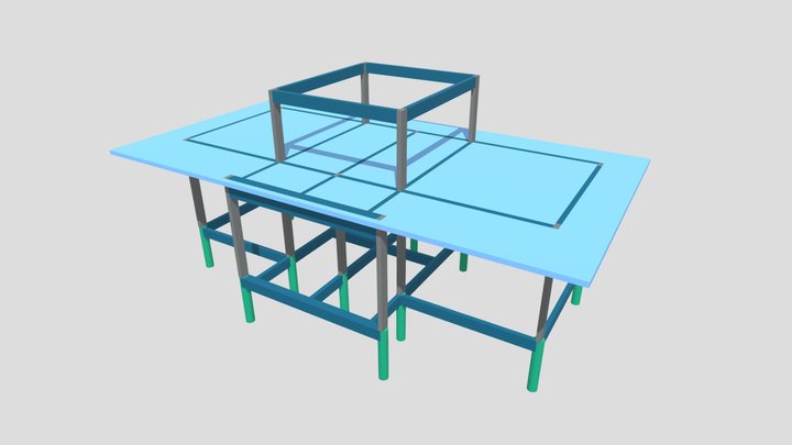 SANITÁRIOS PQ URBANO SANTA IZABEL DO OESTE 3D Model