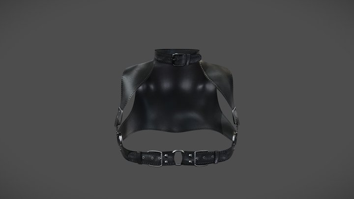 Men's Harness Collar 3D Model
