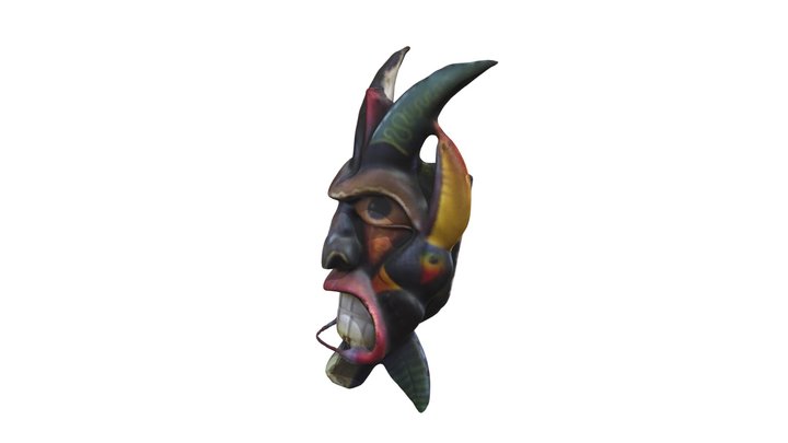 Costa Rica Mask3 3D Model