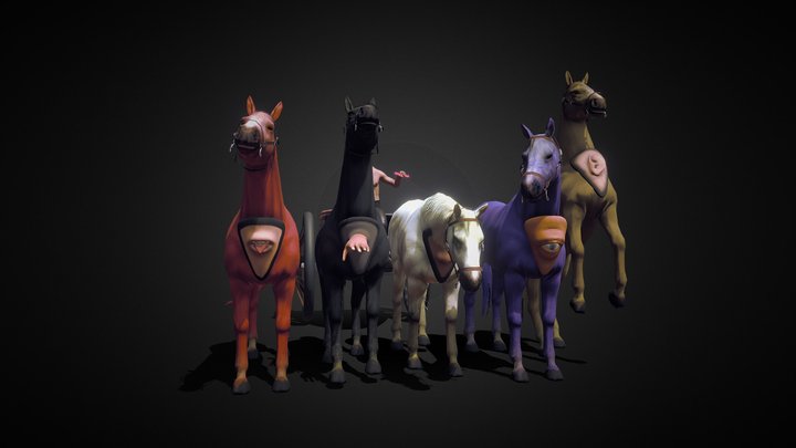 The senses -scene Inspired by the Bhagavad Gita- 3D Model