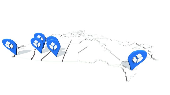 Yastech Map 3D Model