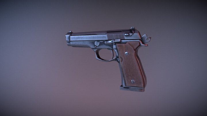 Beretta_92 3D Model