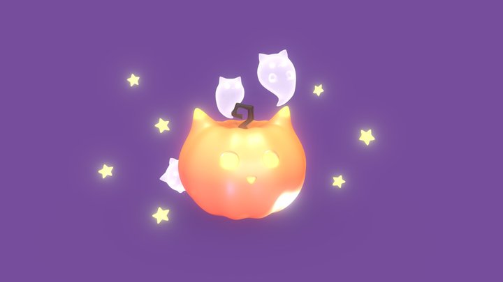 Halloween Pumpkin 3D Model