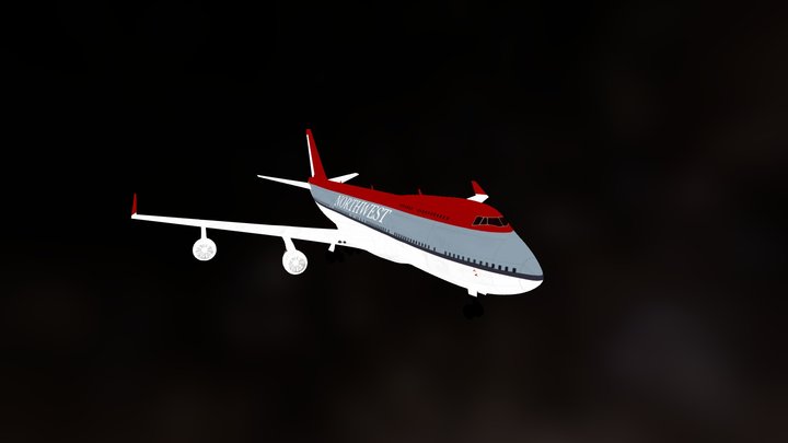 Boeing 747 3D Model