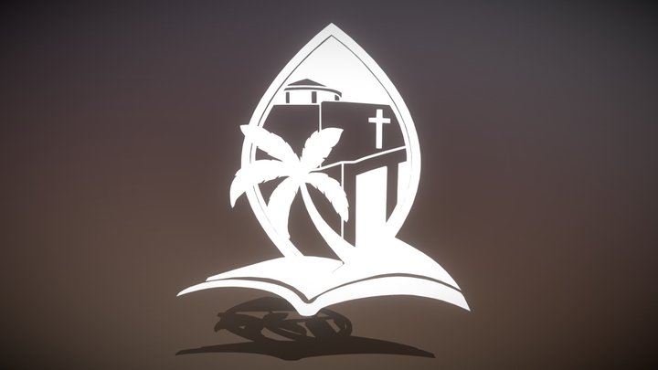 Harvest Baptist Church Logo 3D Model