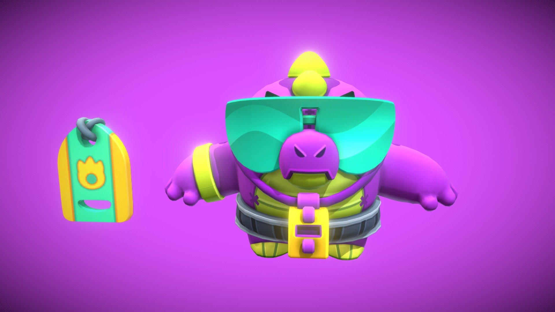 Kaiju Buzz t-pose Brawl Stars - Download Free 3D model by shertiku  (@shertiku) [87dab61]