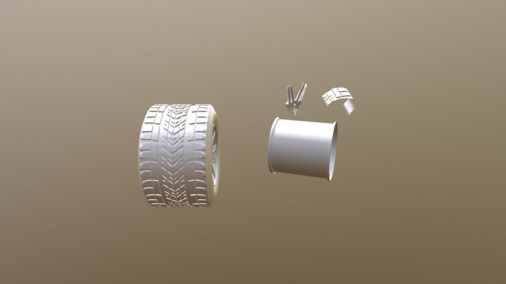 Modifier Wheel Exercise 3D Model