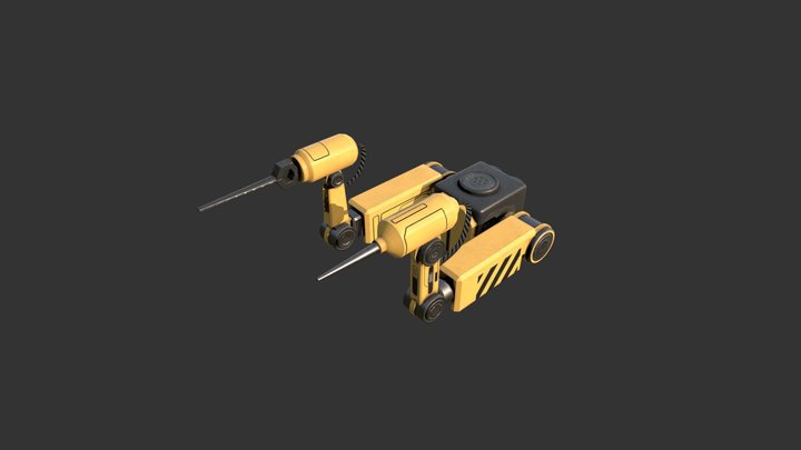Hess Robot Hands 3D Model