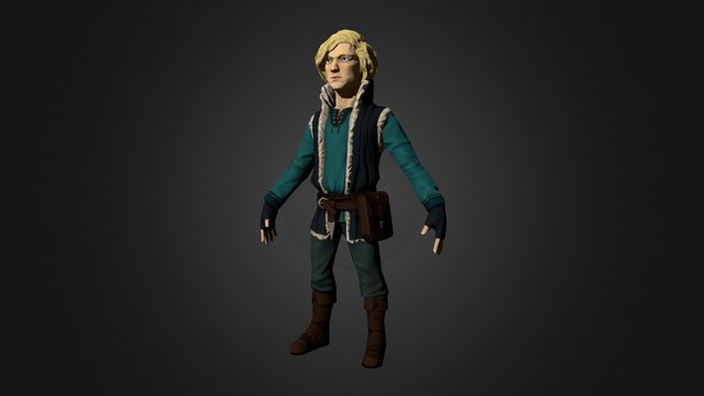 Character Design - Tristan 3D Model