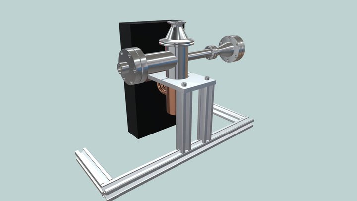 Peltier Controlled Vacuum System - Closed View 3D Model