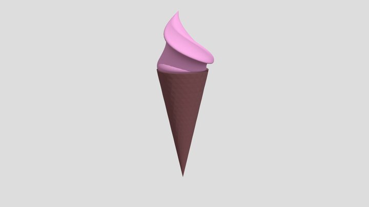 Ice Cream 2 3D Model
