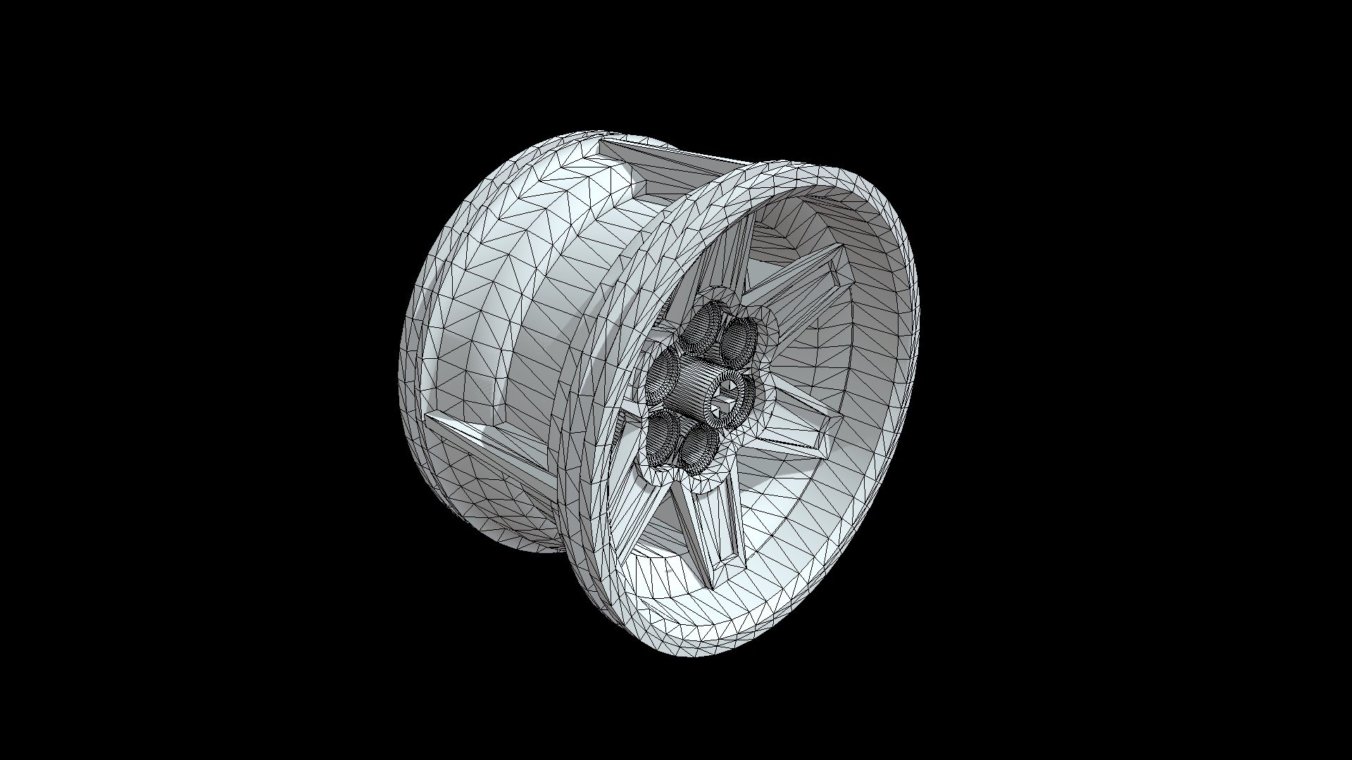 Wheel 56mm D x 34mm Racing Medium 6 Pin Holes