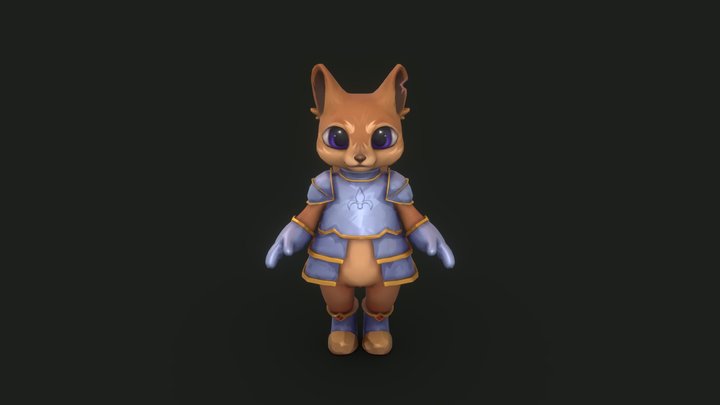 [WoodlandWarriors] Squirrel Character 3D Model