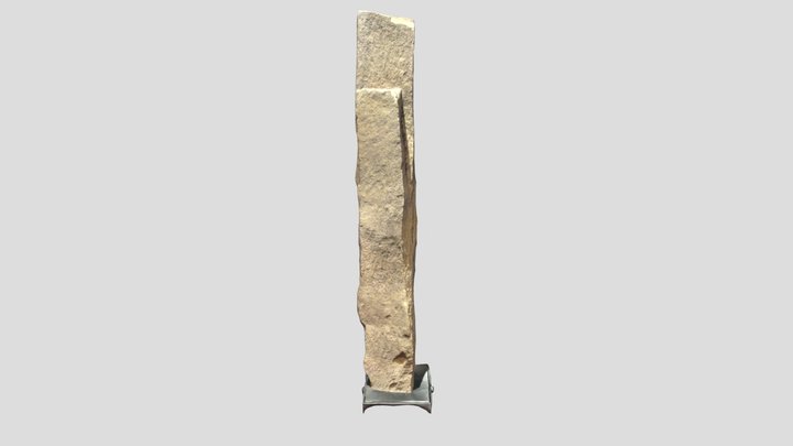 千歳市中央地区表採石柱 3D Model