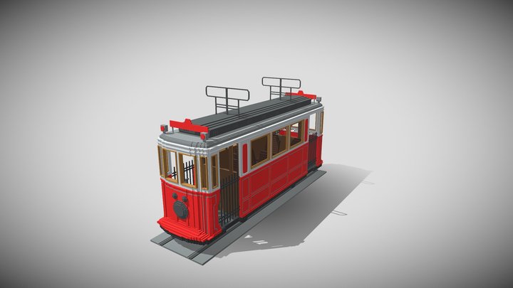 Ist Beyoglu Tranvay Vox 3D Model