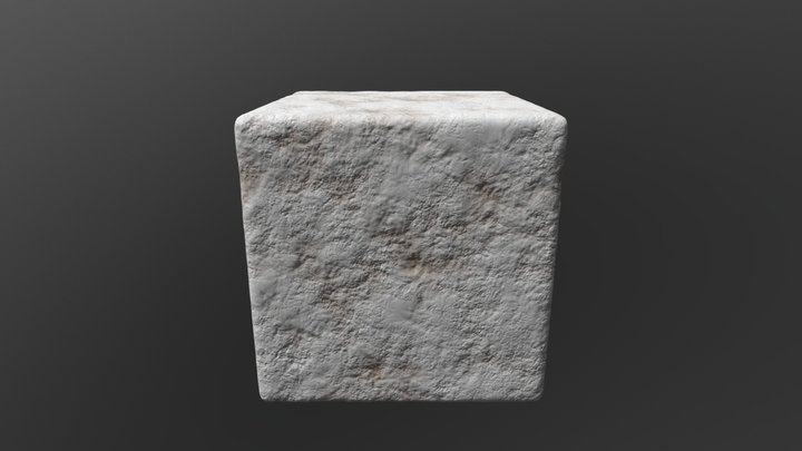 White wall texture 3D Model