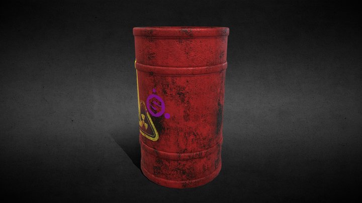 Realistic barrel 3D Model