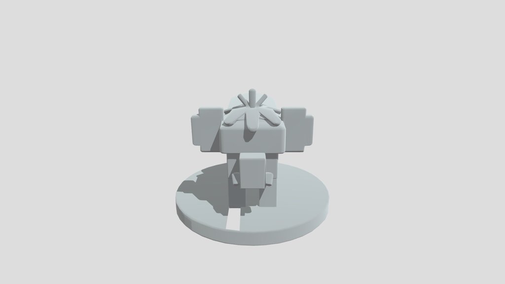 low poly strawberry elephant model.