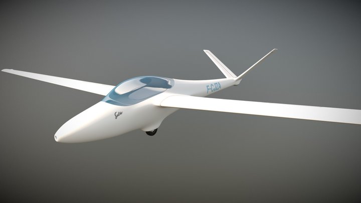 H-101  Salto  Glider 3D Model