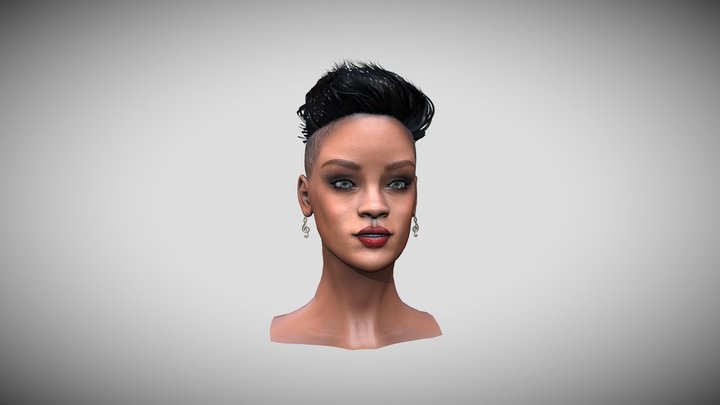 Rihanna 3D 3D Model