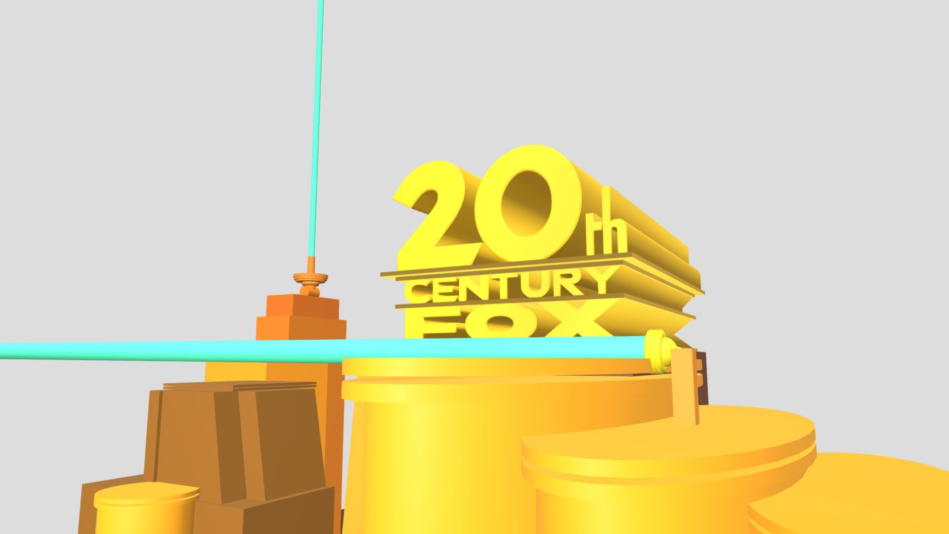 20th Century Fox logo 2009 by TPCF2 remake - Download Free 3D model by ...