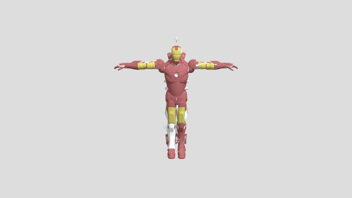 Iron Man_obj 3D Model