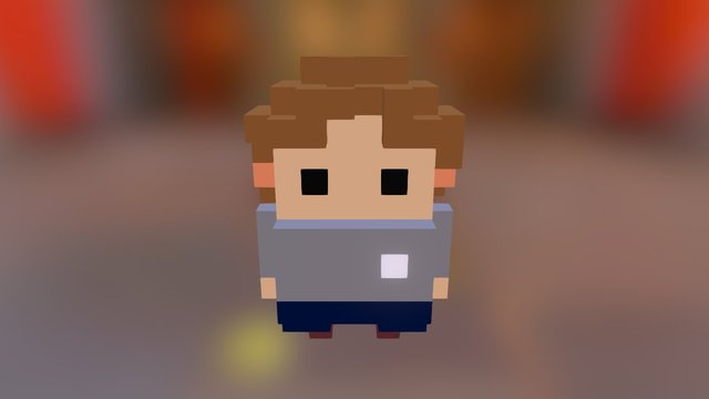 Chr_4 for the game "Tiberge" 3D Model
