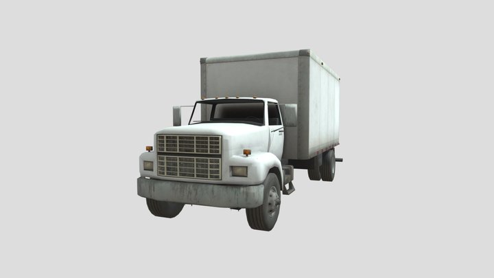 Left 4 Dead Box Truck 3D Model