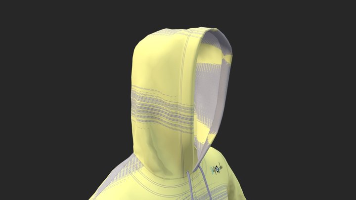 Garment Construction: Hoodie 3D Model