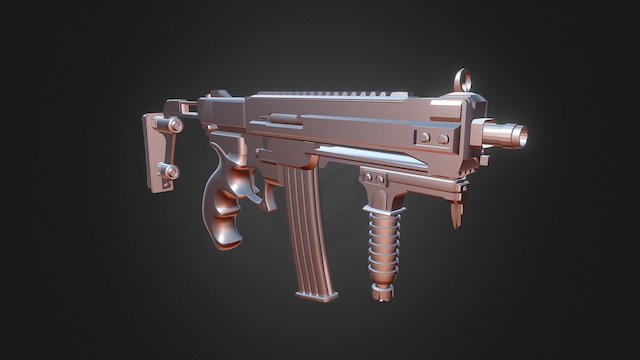 First Attempt at Gun Modeling 3D Model