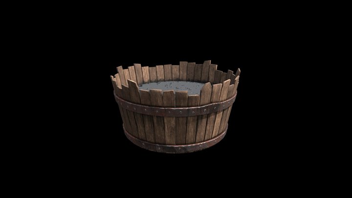 Saddlebag bucket 3D Model