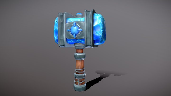 Ice Hammer Prop 3D Model
