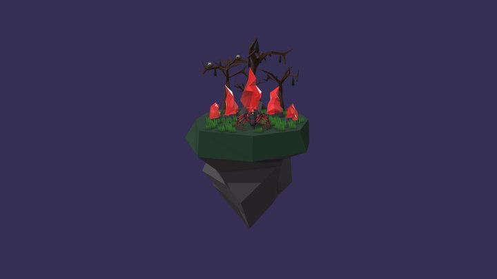 Small Island 3D Model