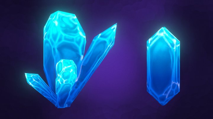 Magic Crystals 3D Model