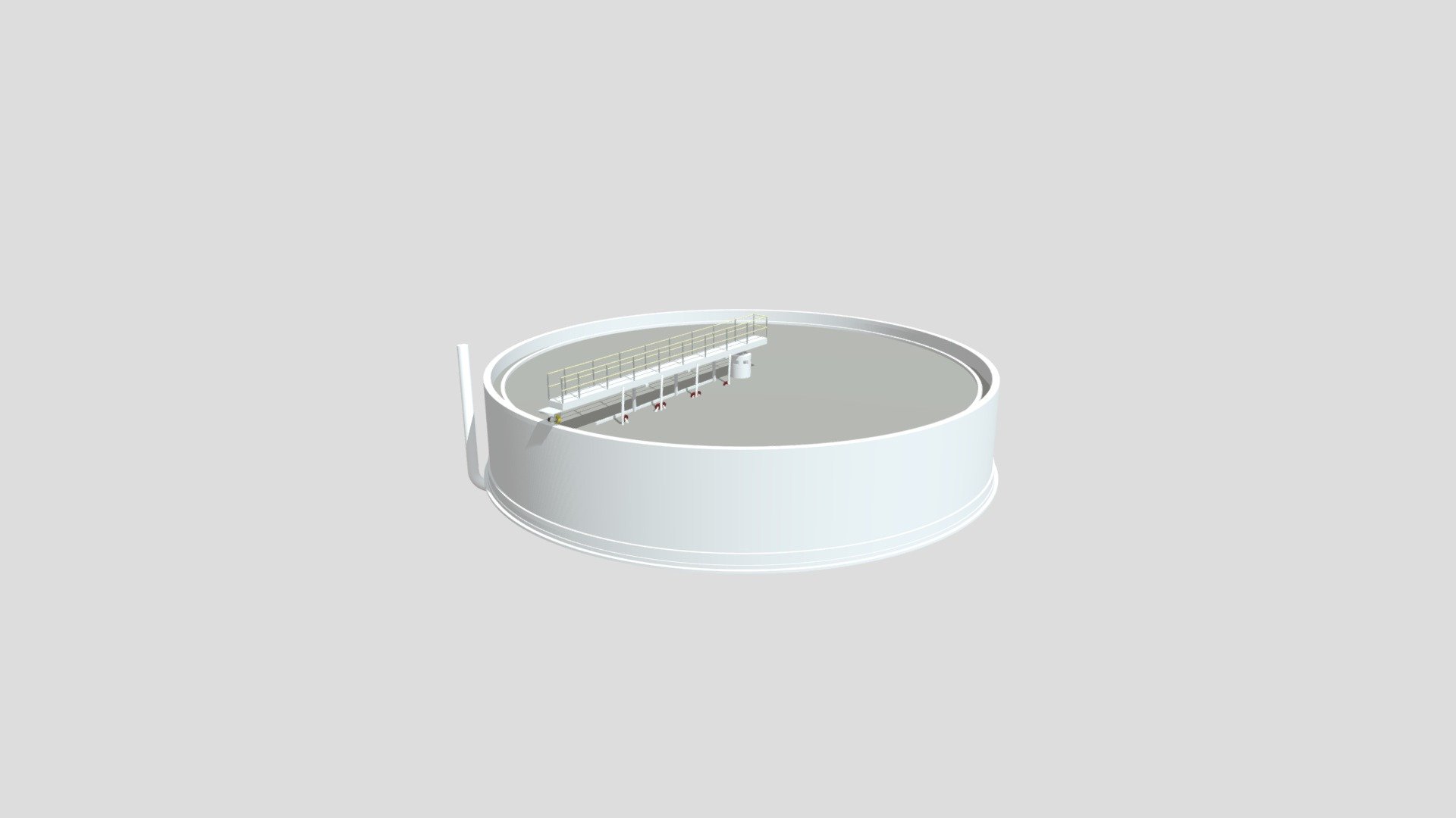 001-SD Unit Secondary Clarifier - 3D model by salam17fc [87ec555 ...
