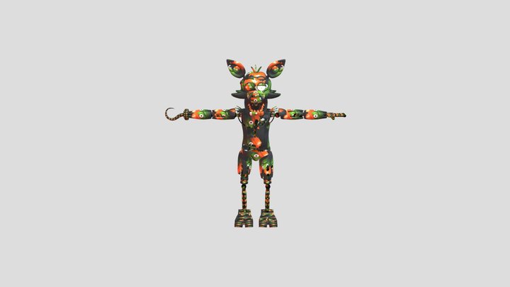 rynfox-fnaf-1-foxy-v6 3D Model