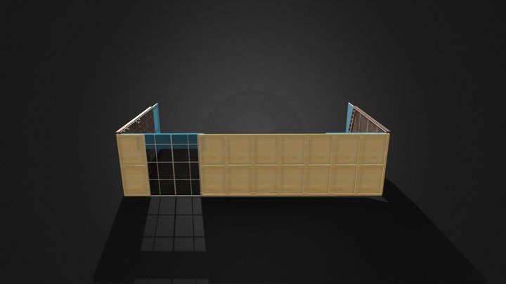Deanna's Living Room Walls v03 3D Model