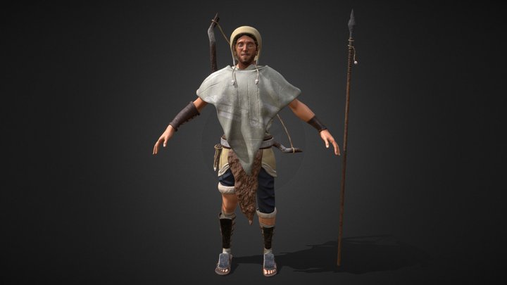 Peruvian Hunter [Chara_Adv_Scult_Pose] 3D Model