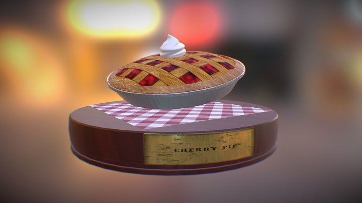 Cherry Pie 3D Model