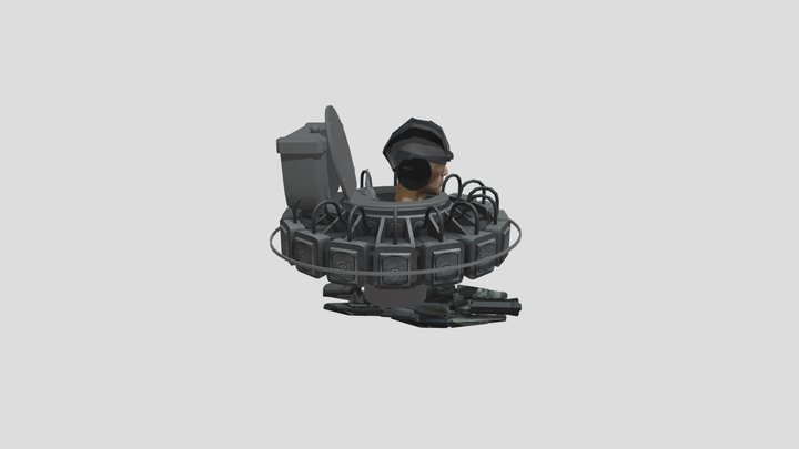 Upgraded ufo toilet 3D Model