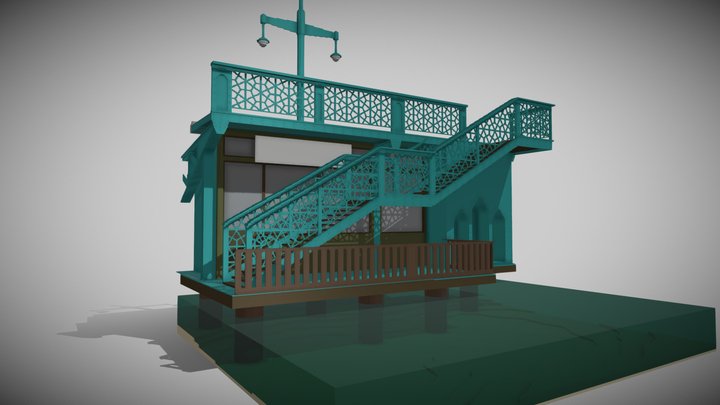 Ist Eski Galata Koprusu 3D Model