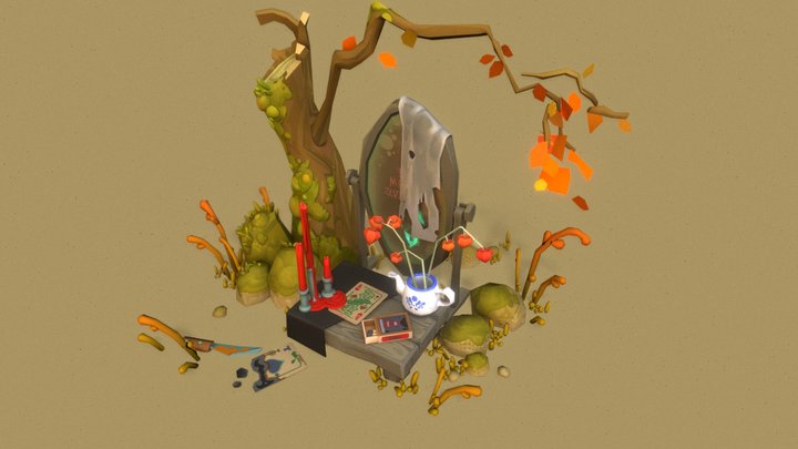 Autumn still life 3D Model