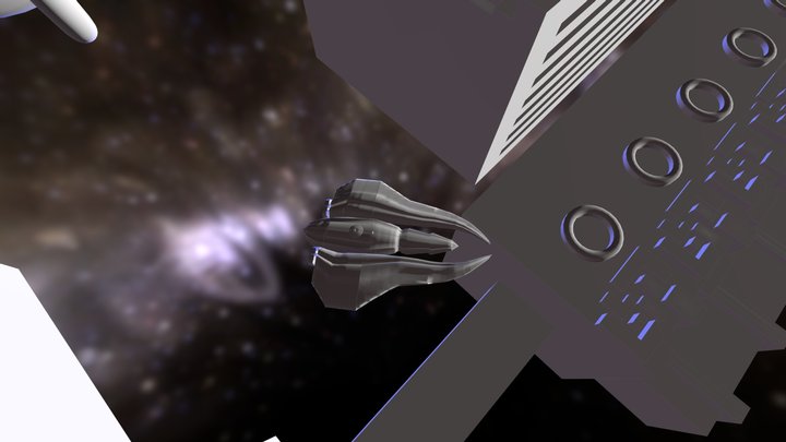 spaceship 3D Model